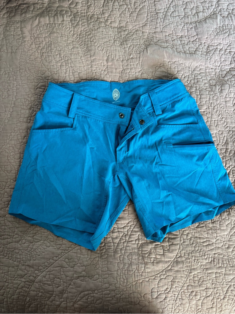 Club Ride Teal Eden Bike Shorts with Detachable Chamois
